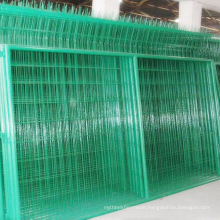 Green pvc coated welded wire mesh fence